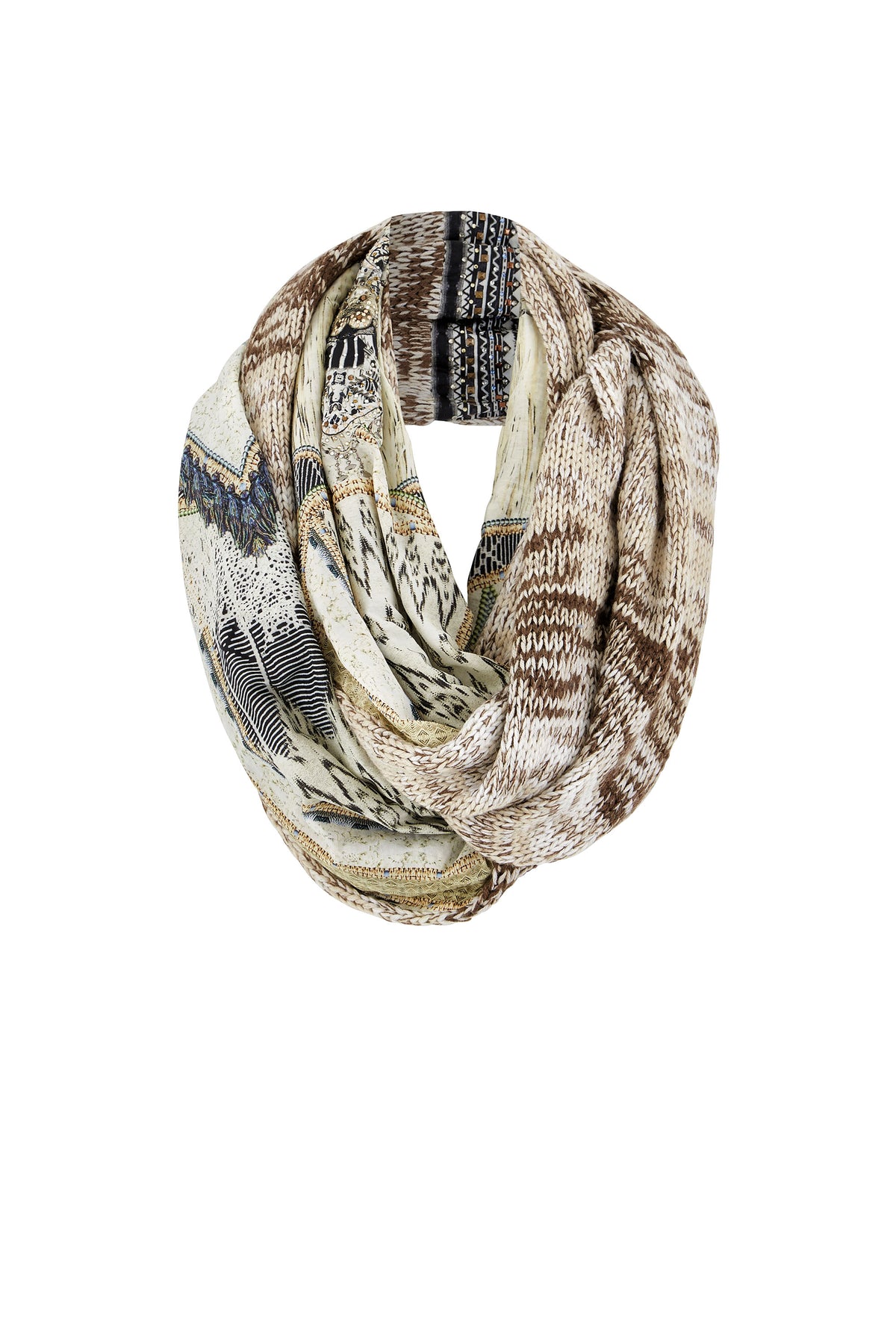 WEAVE ON DOUBLE SIDED SCARF