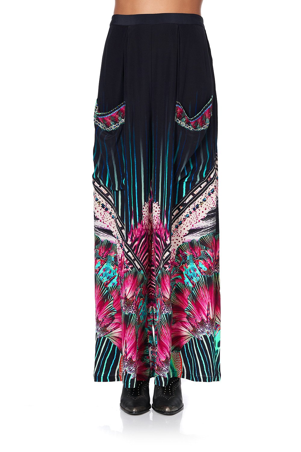 WIDE LEG TROUSER WITH FRONT POCKETS RAINBOW EYES