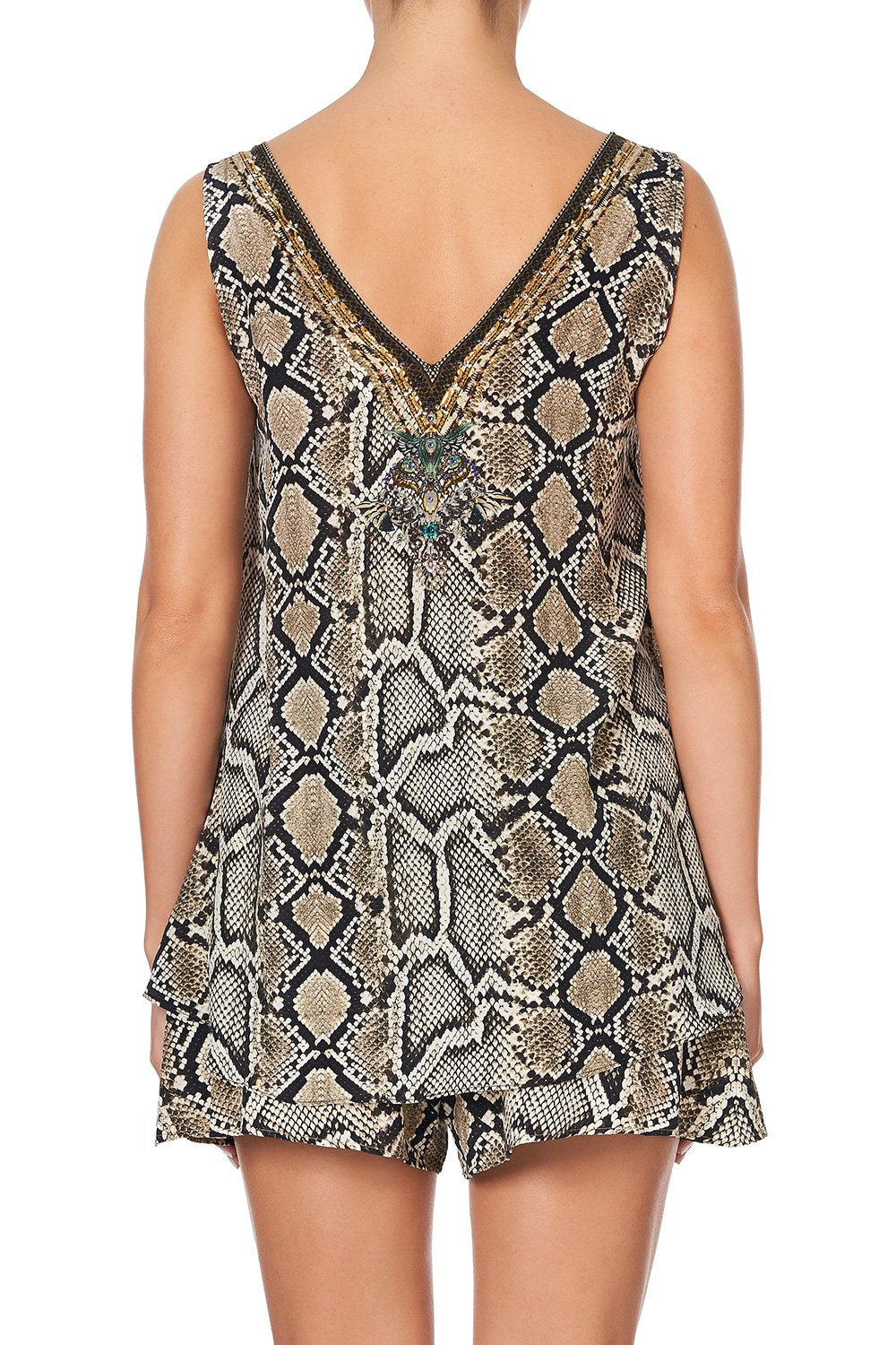 WIDE STRAP U-RING TOP KAKADU BOO