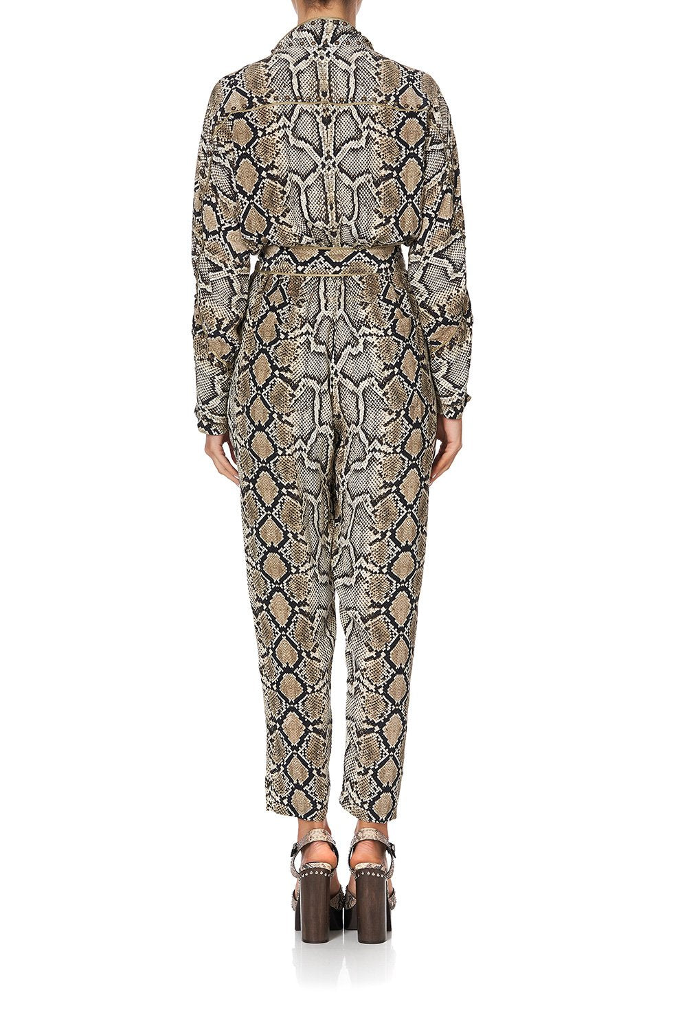 ZIP FRONT PANEL JUMPSUIT KAKADU BOO